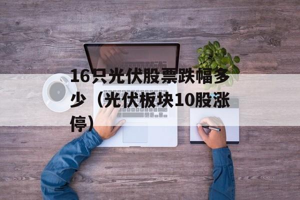 16只光伏股票跌幅多少（光伏板块10股涨停）