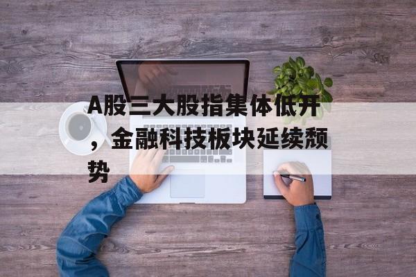 A股三大股指集体低开，金融科技板块延续颓势